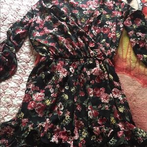 Really cute ruffle shorts romper size m